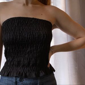 Style Envy Black Tube Top/ Strapless Tank